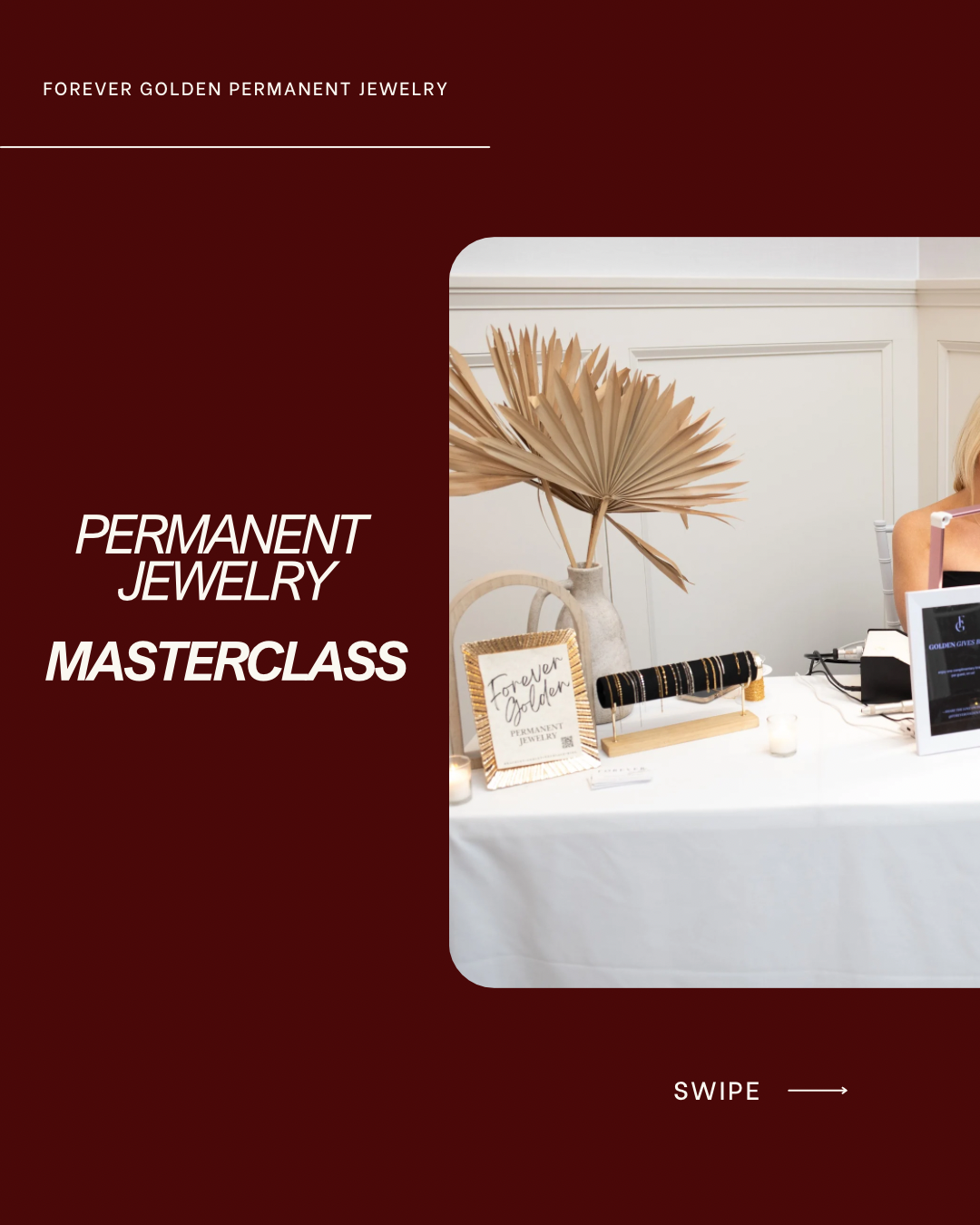 Permanent Jewelry Masterclass + Certification